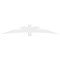 Ekena Millwork Alberta Architectural Grade PVC Gable Bracket, 108"W x 18"H x 6"D x 6"F, 4/12 Pitch GBP108X18X0606ALB00 - alternate 4